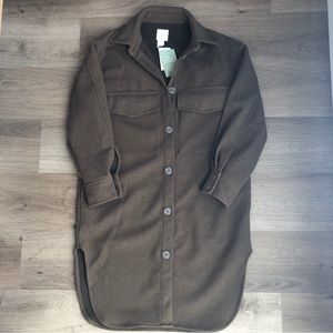 H&M Oversized Longline Shacket